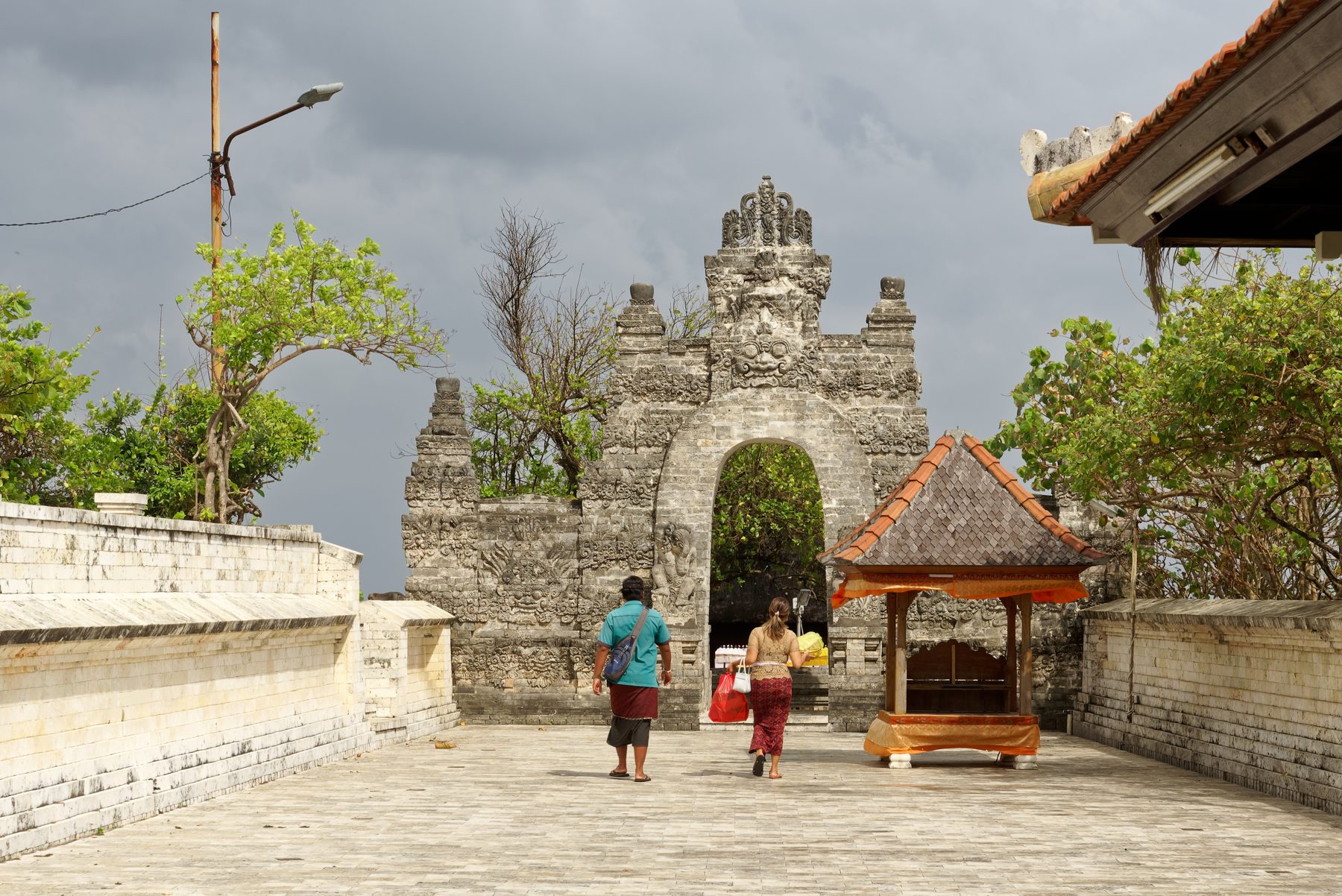 Pura Luhur Uluwatu nad oceánem